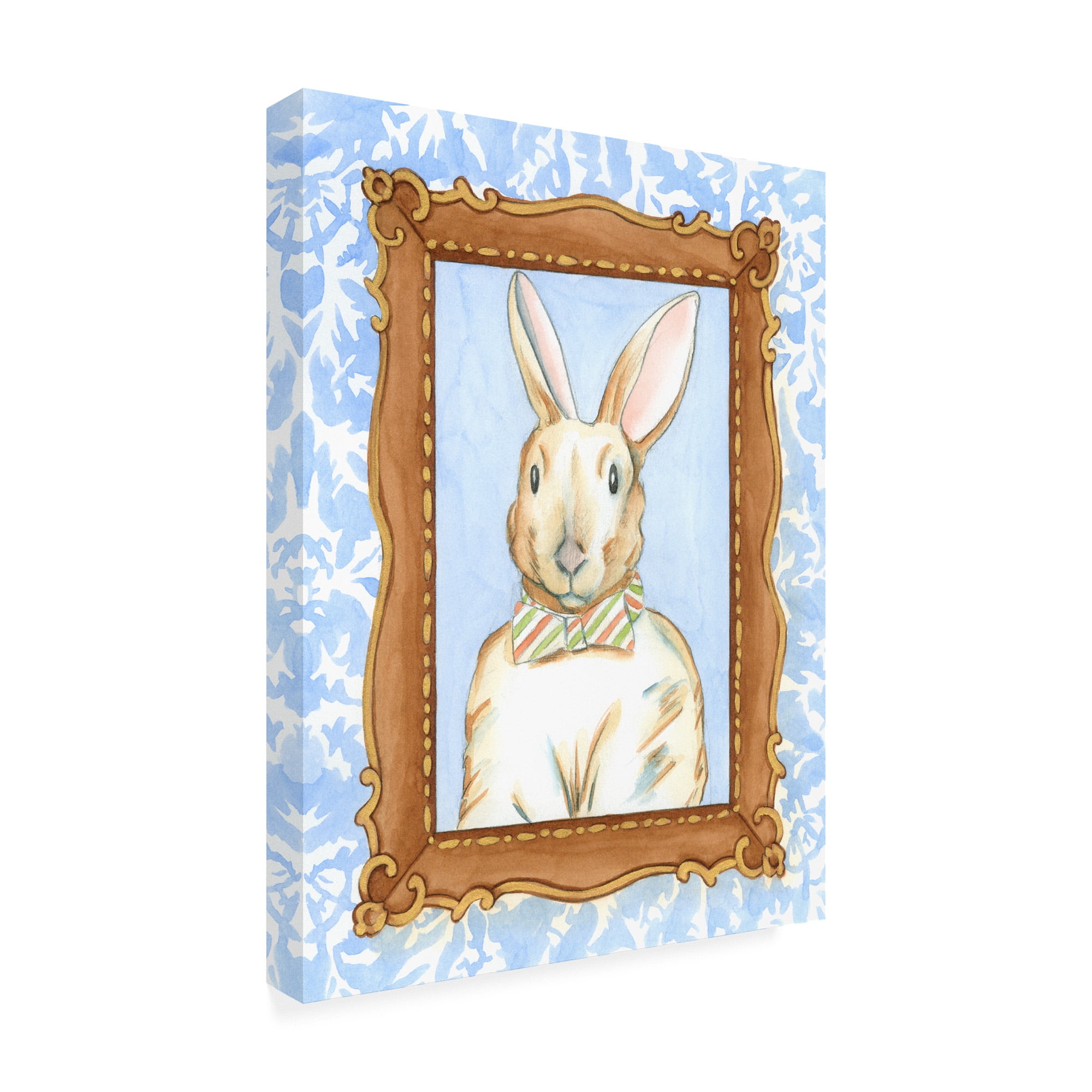 Trademark Fine Art 'Teachers Pet Rabbit' Canvas Art by Chariklia Zarris