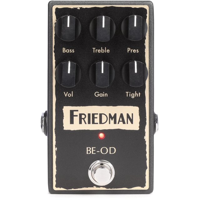Pedal de Efectos de Guitarra Friedman Amplification BE-OD Overdrive