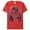 Red, variant on Men's Marvel Deadpool Heart You  Graphic Tee Red Small