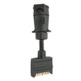 thumbnail image 4 of Enchufe adaptador para remolque, conector de cableado sencillo de operar, hembra redonda a macho plano, 7 pines, para caravana y barco, 4 of 12