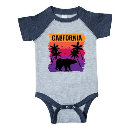 

Inktastic California Sunset Vacation Beach Gift Baby Girl Bodysuit