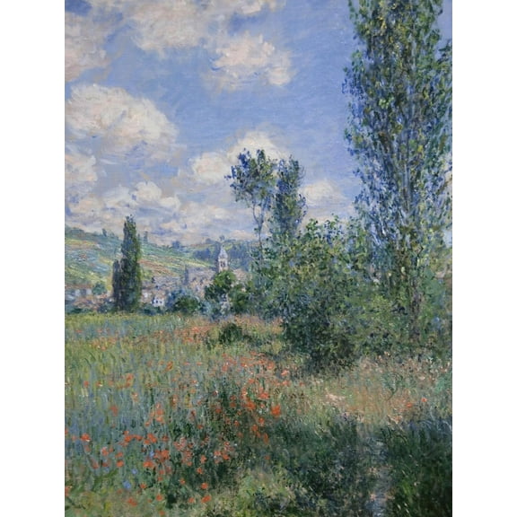 Art.com View of Vetheuil Art Print by Claude Monet, 12" x 16"