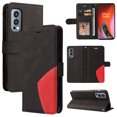 thumbnail image 1 of Compatible OnePlus Nord 2 5G Case, Leather Wallet Case Stand View Magnetic Clasp Book Flip Folio Phone Cover - Black, 1 of 5