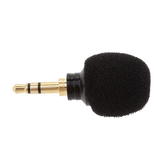 Micrófono de condensador universal de 35 mm para la grabación de voz en ordenador portátil. Conector estéreo de 35 mm