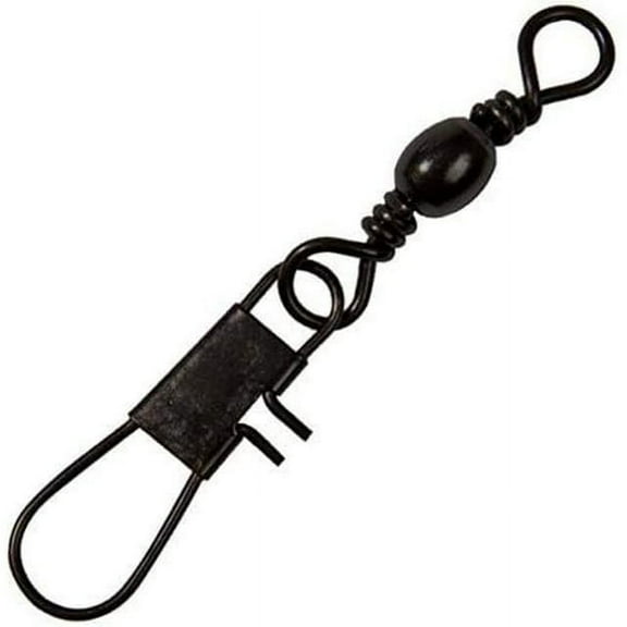 SMI Ball Bearing Interlock Black Swivel size 6 2 pack BEAU-33526
