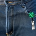 thumbnail image 6 of Vibrant Neon Green Monstera Leaves Retractable Reel ID Badge Key Card Name Tag Holder with Clip, 6 of 7