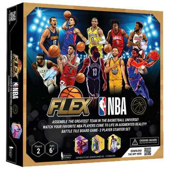 NBA FLEX Série 2 Jeu de Sport Ensemble de Démarrage pour 2 Joueurs
