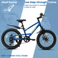 thumbnail image 4 of 20 inch Mountain Bike for Boys & Girls 7 Speed Disc Brake Kids Bicycle Age Group  8 to 13 Years Old Outdoor Cycling City Bikes, 4 of 12