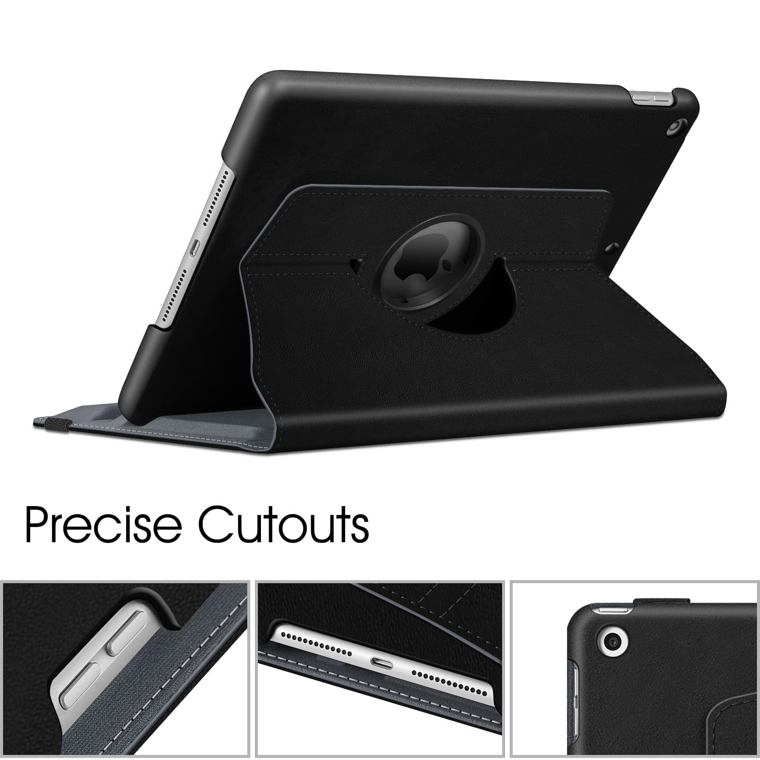 Fintie 360 Rotating Case for 10.2-inch iPad 9th/ 8th/ 7th Generation - Swivel Cover with Pencil Holder for iPad 10.2" (2021/ 2020 / 2019 Model)