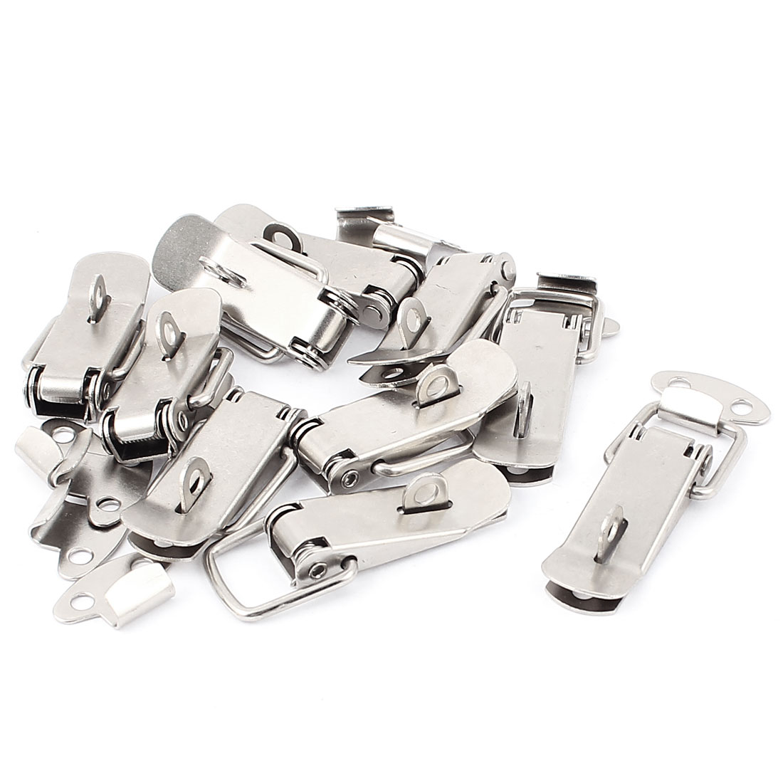 Uxcell Case Box Metal Spring Loaded Toggle Latch Catch Clamp Clip 10pcs