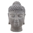 thumbnail image 1 of Sagebrook Home Résine Tête de Bouddha 17"H, Gris, 1 of 2