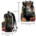 thumbnail image 2 of Lightweight Backpack Abstract Rhinoceros School Bag Travel Laptop Daypack for Men Women Casual Rucksack, 2 of 6