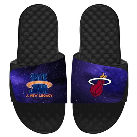 

Men s ISlide Black Miami Heat Space Jam 2 Galaxy Slide Sandals