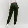 thumbnail image 6 of Levmjia Womens Casual Pants Velvet Solid Color Elastic Waist Stretch Comfortable With Pockets Soft Polyester Fabric For Home Sport And Travel All Season Wear, 6 of 6