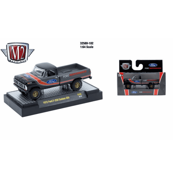 M2 Machines Autothentics Rel 102 1:64 1972 Ford F-250 Custom 4X4