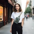 thumbnail image 4 of FORMRS Womens Crossbody Sling Bag Travel Daypack Shoulder Chest Backpack, Floral Forest Scene, 4 of 7