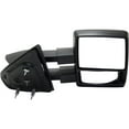 thumbnail image 6 of Towing Mirror Compatible With 2004-2014 Ford F-150 Right Passenger Side w/ Blind Spot Corner Glass Textured Black Kool-Vue, 6 of 7