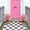 #055-Pink, variant on Cheapark Violet Artificial Flowers Garden Stake Floral Decor 22.8 Inch 48 Stems 144 Blooms for Outdoor Yard Pathway Decor Gift