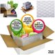 thumbnail image 4 of Paquete de 10 forros aislantes de aluminio plateado, 10 x 10 x 10 pulgadas. Cajas térmicas para envío de alimentos congelados, recipientes aislantes sin olor., 4 of 7