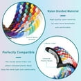 thumbnail image 2 of KOMI Braided Bands Solo Loop Compatible with Google Pixel Watch 2/Pixel Watch, Adjustable Stretchy Nylon Elastic Straps with Upgraded Connector for Google Pixel Watch 2/1 Wristbands Women Men Cowboy, 2 of 7
