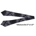 thumbnail image 4 of Unique Bargains 1 Pc Scarf Headband Paisley Neck Scarf for Women Black, 4 of 5