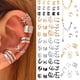 thumbnail image 2 of Pendientes de Clip de hojas de Color plateado LATS para mujeres y hombres, creativo Simple C, manguito de oreja, conjunto de Clip de oreja sin perforación, regalo de joyería de tendencia Dengxun unisex, 2 of 2