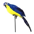 thumbnail image 2 of Cheer.US 25/35cm Parrot, Realistic Parrot Party Decoration with Lifelike Feathers, Artificial Parrot Bird for Tropical Party and Home Décor, Feathered Parrot on Shoulder Prop, 2 of 7