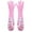 Pink, variant on Clearance!Coopang Rubber Latex Water-proof Dishwashing Gloves Medium Long Cuff Flock Lining Household Cleaning GlovesHome and Kitchen