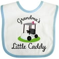 thumbnail image 3 of Inktastic Grandma's Little Caddy Golf Boys or Girls Baby Bib, 3 of 4