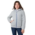 thumbnail image 4 of Free Country Girls' Poofie Reversible Puffer Jacket Chambray Petals S, 4 of 5