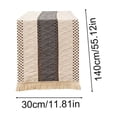 thumbnail image 3 of Bohemian Style Table Runner with Fringe Striped Rope Design Linen Dining Table Decor for Modern Farmhouse Kitchen Decor Centerpiece for Coffee Side Tables, 3 of 6
