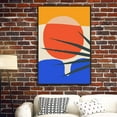 thumbnail image 2 of IDEA4WALL Framed Canvas Art Abstract Illustration Picture Prints for Modern Home Wall Decoration, 2 of 4
