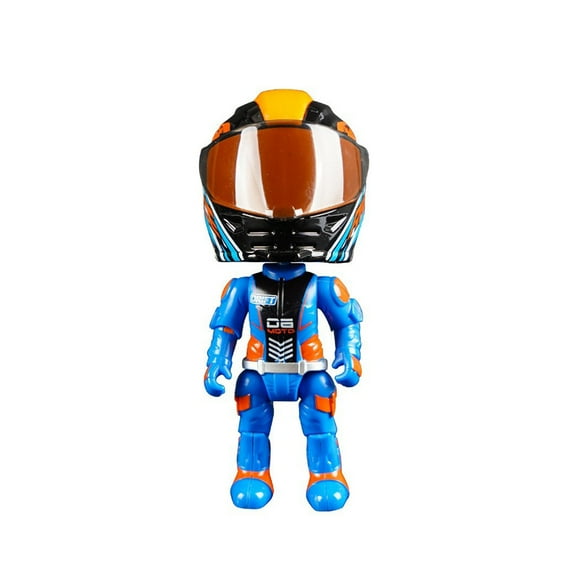 Q Version Motorcycle Rider With Removable Helmet Deformable Exquisite Model Toy, Collectible With Deformation Function And Fine Details, Suitable For Big Kids And Teens