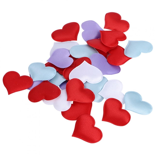 Goick Coeur Forme Décor-Diy Fait à la Main Coeur Forme de Mariage Saint Valentin Décoration Anniversaire Fête Fournitures (Multi-Couleur)
