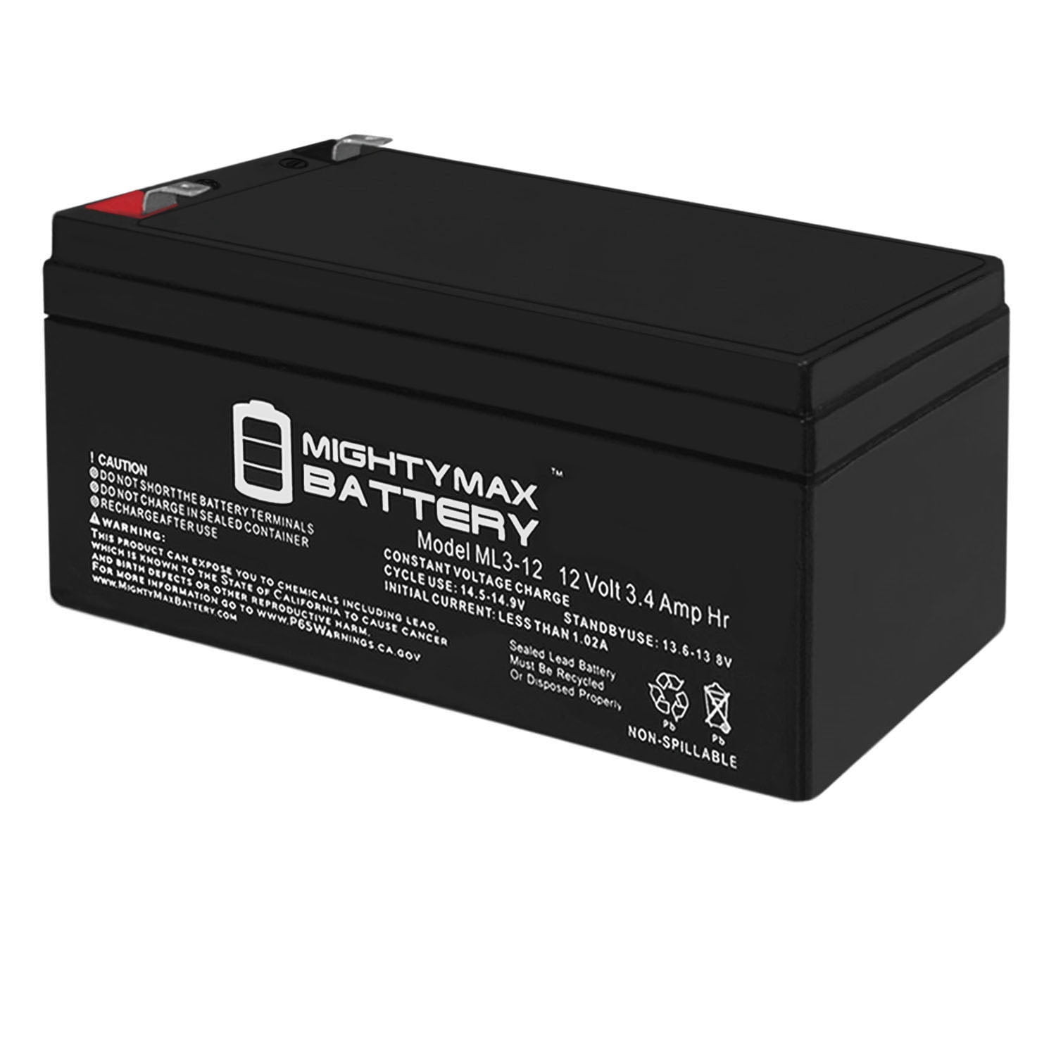 12V 3AH SLA Replacement Battery for Bruno Elan SRE3000 Medical Lift