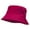 Hot Pink, variant on Bucket Hat For Men Women - Cotton Packable Fishing Cap, Orange L/XL