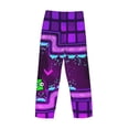 thumbnail image 3 of Lsque Geometry Dash Print Men's Pajama Pants, Lounge Pant - Comfortable Home Wear,Elastic Waistband, Stylish Design-Medium, 3 of 9