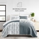 thumbnail image 5 of Juegos de Edredón Ligeros Ultra Suaves en Damasco Dusk Blue Clásico para Ropa de Cama Matrimonial/queen de Comfort Canopy, 5 of 15