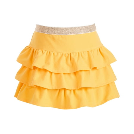 

Yellow Tiered Skirt (2T-Darkyellow)