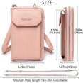 thumbnail image 5 of Women Ph Bag S Soft Pu Cell Ph Purse Mini Shoulder Bag (), 5 of 5