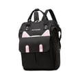 thumbnail image 4 of Mochila para pañales, portátil, Oxford, para viajes, para bebé, para ir de compras, guardería, fiesta Negro, 4 of 9