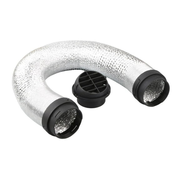 koolsoo 75mm Tuyau de Chauffage Auto Flexible Facile à Installer