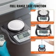 thumbnail image 6 of Choco Moon Precision Analytical Scale, 600g Capacity, 0.01g Accuracy, 6 Units Conversion, Lab & Home Use, Accurate Weighing Tool, 6 of 10