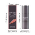 thumbnail image 3 of Generics Blush Clearance,Double-Ended Blush,Stick Easy To Color Natural Three-Dimensional Brightening Low-Saturation Whitening Blush,, 3 of 4