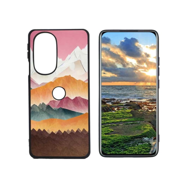 Compatible with Motorola Edge 30 Pro Phone Case, Mountains-194 Case Men Women, Flexible Silicone Shockproof Case for Motorola Edge 30 Pro