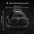 thumbnail image 3 of Radiador Computadora de escritorio Cpu Radiador Silencio Luminoso Cpu Ventilador, 3 of 5