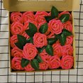 thumbnail image 4 of Laklulu - Rosas de espuma de flores artificiales con tallos - ramos de boda, 4 of 5