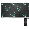 thumbnail image 2 of Dreamtimes Cheshire Cat Texture Beach Towel Quick Dry Absorbent Bath Towels Sandproof Lightweight Towel for Gym Yoga Sports Swimming- 30x60in, 2 of 7