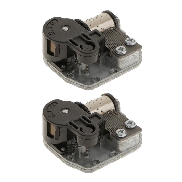 2 Uds., Movimiento Musical de Cuerda, Piezas de Música de Bricolaje, Fabricación de , Suministro de Artesanía Yotijar Piezas de movimiento musical