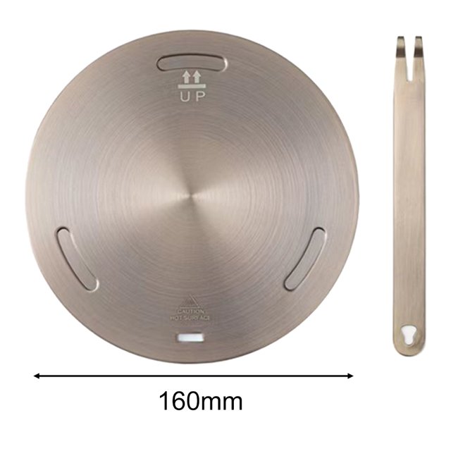Plaque de Conduction Thermique pour Cuisinière à Induction en Acier Inoxydable